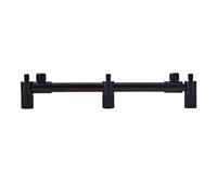 Fishing Rod Bracket Carp Fishing Buzz Bars Bite Alarm Holder Telescopic Rod Support with 3 Heads for Black crossbar bracket