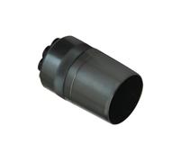 Fishing Rod Butt Cap Fishing Tackle Tool DIY Black Replacement Protector with Drain Hole Easy to Install Fishing Pole End Cap, 40mm