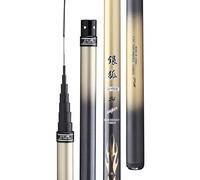 Fishing Rod Carbon Fiber Stream Telescopic Fishing Rod 3.6-10m Light Carp Feeder Portable Hand Pole Fishing Spinning Rod(5.4 m)