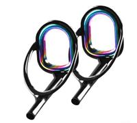 Fishing Rod Ceramic Eye Ring for Tip Top Replacement Tasks Where Inner Wall Smoothness and Outer Diameter Compatibility Are Primary Considerations (1.3mminner diameter)