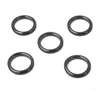 Fishing Rod Ceramic Guide Rings Repair Kit with 5 Pieces, Suitable for Rod Maintenance and Heat Dissipation (25#)