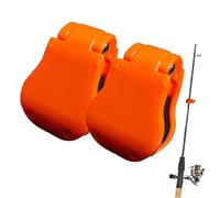 Fishing Rod Clip Holder, Two-Piece Rod Holder, Portable Retaining Clips for Car, Fishing, Outdoor, Boat and River Trips