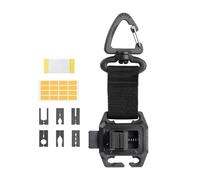 Fishing Rod Clips - 12x4.8cm Wearable Fishing Rod Holder, Portable Pole Stand For Pier Travel Surf Beach, Freshwater Saltwater Fishings Accessory For Bass Catfish Anglers Outdoor Adventures Catfish