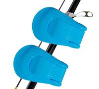Fishing Rod Clips | Anti-Slip Fastener Organizer - Adjustable Two Lock Mode Fishing Pole Accessories - for Boat Wall Beach Pier Shore Deck Lake Pond
