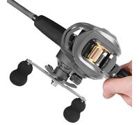 Fishing Rod Combination - Complete Set with Reel and Bait Selection for Fresh and Saltwater | Lightweight Travel Rod with 7.2:1 Ratio, Smooth Casting and Stable Baitcaster for Fishing Trips