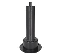 Fishing Rod Cup Holder, 75mm Calibre, Punchless ABS Plastic - Easy No - Drill Installation, Labor Saving, Great for Boat Fishing (15 degrees)