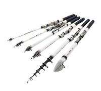 Fishing Rod, Fishing Pole Telescopic Rock Fishing Rod for Fly Feeder Carbon 2.7M 2.4M 2.1M 1.8M 1.5M Mini Travel Rod Reel Seat(1.8M White)