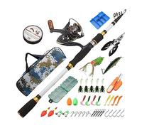 Fishing Rod Fishing Rod And Reel Combo Telescopic Lure Rod Short Section Carbon Fishing Rod Entry Compact Travel Pole Fishing Pole(2.4)