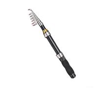 Fishing Rod for and Pond Use with Expandable Design Crafted from FRP for Steady Grip and Responsive Action When Detecting Bites (1.7m)
