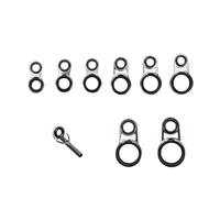 Fishing Rod Guide Rings Rod Tip Replacement Fishing Guide Rings For Ceramic Profession Guides Repair Set