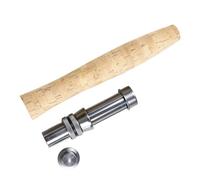 Fishing Rod Handle - 17-18cm, Lightweight Non-Slip Universal Metal Handle | Fishing Rod Handle | Fly Rods with Cork Handle for Boat, Kayak, Shore, Lake, Pond, Outdoor, Marine, Saltwater, Sweet