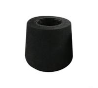 Fishing Rod Handle Grip Non Slip Rod Butt End Cap, Fishing Rod Butt Cushion For Rod Building Repair Grip Black 14To21mm Inner Diameter(H30*27x30x19)