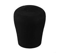 Fishing Rod Handle Grip Non Slip Rod Butt End Cap, Fishing Rod Butt Cushion For Rod Building Repair Grip Black 14To21mm Inner Diameter(H45*27x37x18)