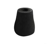 Fishing Rod Handle Grip Non Slip Rod Butt End Cap, Fishing Rod Butt Cushion For Rod Building Repair Grip Black 14To21mm Inner Diameter(H45*27x37x16)