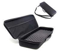 Fishing Rod Hard Case - Baby Carrier Box, Protective Fishing Rod Storage | Eva Hard Shell Fishing Rod Run, Waterproof Shock Resistant Hard Case for PE Rods, Black, Consulte la descripción, See