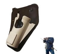 Fishing Rod Hip Holster, Slide-In Fishing Rod Holster for Belt Adjustable Hands-Free Rod Holder, Fishings Holsters with Hidden Stash Pocket for Wading, Surf, Fly & Bank Fishing (Gray)