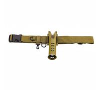 Fishing Rod Holder Belt Secure Waist Fishing Belt Adjustable Support D-Rings Suitable for Anglers Shore Fishing Boat Fishing Travel Use, Style to 6, Brown, Khaki
