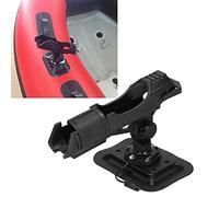 Fishing Rod Holder, Boat Fishing Pole Holder, 360° Adjustable Boat Rod Holder, Fish Pole Racks Clamp, Inflatable Boat Fishing Stand for Boats Kayak Canoe Raft Accessories