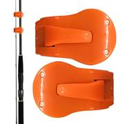 Fishing Rod Holder Clips, 2-Piece Non-Slip Gripper with Secure Holding Function, Fishing Rod Wrap Clip, for Line Guidance and Rod Positioning on the Boat