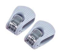 Fishing Rod Holder Clips - Non Slip Two Stage Adjustable Portable 2 Pieces | Casting Rod Holder | Versatile Use for Fisherman, Bait, Raft, Surf Fishing, Boat, Kayak, Canoe, Lake