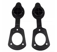 Fishing Rod Holder Covers Made of PVC for Boat and For Kayak Use, Compatible with Rod Mounts of 41mm Inner Diameter, Dustproof Gasket in Various Quantities (2Pcs)