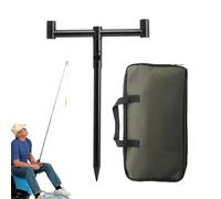 Fishing Rod Holder for Ground - Adjustable Stand Stake | Fishing Rod Rest - for Outdoor Beach River Lake Pond Reservoir Shore Morning Night