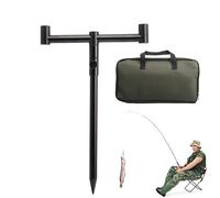 Fishing Rod Holder for the Floor, Adjustable Ground Stake, Fishing Rod Storage Support, for Outdoor Use on the River Pond Reservoir Shore as well as Morning and Night on Holiday