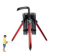 Fishing Rod Holder for the Floor, Floor Standing Rod Holder, Aluminium Alloy, Portable, Thickened Rod for Boats, Sea Yachts, for 3 Fishing Rods, The Tripod Base Carries Your Rod, So You