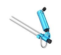 Fishing Rod Holder Ground Stake Design for Stability on All Surfaces Make of Aluminum Adjustable Adjustable Fishing Rod Holder Ground Fishing Rod Stand Aluminum Alloy Rod Holder for Wild Fishing Beach