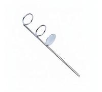 Fishing Rod Holder Metal Pole Stand Double Loop Stability Galvanized Ground Stake Tapered Reinforced Joining Suitable for River Lake Pond Fishing and, style to 2