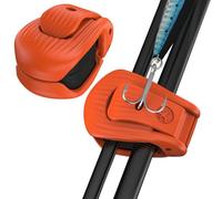 Fishing Rod Holder - Non-Slip Removable Clamp | 2 Pieces Elastic Holders for Fishing Rods | For Use on the Ground On The River On The Boat In Kayak On The Lake When Trolling Bridge