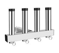 Fishing Rod Holder, Pole Rack, Car Storage Hanger, Vertical Stainless Steel Mount Organizer, Secure Vehicle Equipment Stand, for Truck SUV Sedan RV Boat Auto Road Trip Travel Setup