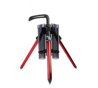 Fishing Rod Holder Rack, Aluminum Alloy Floor Standing Rod Holder, 34cm Thickened Foldable Organizer, Capacity for Garage, Boats, Outdoor Storage, Aluminum Alloy + Polycarbonate