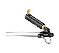 Fishing Rod Holder Stake for Anglers Easy Assembly for Portable Use in Adjustable Ground Stand Aluminum Alloy for Wild Beach