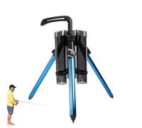 Fishing Rod Holders -Folding Holder | Boat cord Holder | Support Tripod | Aluminum Alloy fishery Tripod | Floor Standing Bracket, trawling Pole Rack, Portable cord Foldable for 3 fishery strings