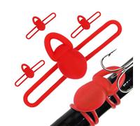 Fishing Rod Hook Holder - 5 Pieces Bait Holder, Elastic Multi-Purpose Fishing Tackle | Durabless Saltwater Freshwater Fishing Hook Organizer for Fishing Equipment Storage, Boatshore Casting Nutzu