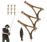 Fishing Rod Hook Keeper - Fishing Tool Against Tangles, Grilled Form without Slip in T-Feed 2.36x1.38 Inch | Quick Rotary Kit for Fishing Rod