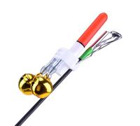 Fishing Rod Night Fishing Lure Light - Bright Bite Warning | Portable, Waterproof Fishing Alert Light, Perfect for , Canoee, Fishing Docker, Hard to Fall Off. Soft padding protects rod from