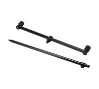 Fishing Rod Pod Set Aluminium Alloy Durable Resistant Fishing Rod Bank Stick Lightweight Fishing (30cm horizontal bar + 60cm ground insert)