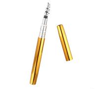 Fishing Rod Portable Mini Pocket Pen Pole Ice Sea Retractable Jigging for Beginner with lakes rivers sea fishing(2.1m)