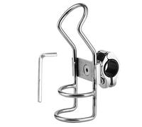 Fishing Rod Rack Stainless Steel Adjustable 360 Degree Locking Boat Kayak Pole Holder Bracket Support Clamp Marine Grade 316 Rust Proof Durable Rail Mount Accessories (26mm)