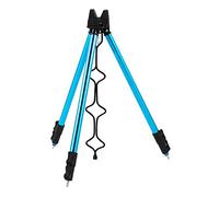Fishing Rod Rack Telescopic Legs Fishing Rods Tripod Rest Stand for Sea Beach Shore Pier Tackle for Outdoor(Blue)