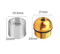 Fishing Rod Rear Tail Cap Pole Holder Base | This aluminium rod base protects your fishing pole end from wear during angling for sessions.
