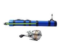 Fishing Rod - Reel Combo Set, Slingshot Design Compact Fish Tool With Reel, Fishing Catapult Rod Traveling | Carry Bag For Bass Trout Catfish Saltwater Freshwater Shore Pier River Stream