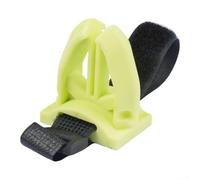 Fishing Rod Storage Rack Wall Mount Type for Organized Vertical Placement Featuring Heavy Duty PP Material and Strap Securing System (Light Green)