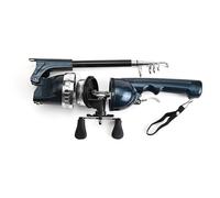 Fishing Rod - Super Short Folding Fishing Rod For Travel, Foldable Double Rocker Design, Sturdy Lightweight Construction | Portable Pocket Fishing Gear For Saltwater Outdoor Adventure