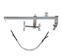 Fishing Rod Support 360° Rotatable Adjustable Multi - Functional Portable Ground Holder with Stainless Steel Clamp and Silicone Jaw, for Freshwater Saltwater Shore Boat