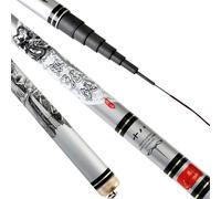 Fishing Rod Telescopic Fishing Rod Carbon Fiber Casting Rods 3.6m-7.2m Hand Freshwater Feeder For Carp Fishing Spinning Rod(4.5m)