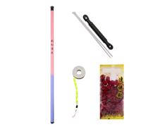 Fishing Rod Telescopic,Short Fish Shrimp Rod | Portable Beginner Fly-Fishing Pole for Backpacking Surf Shore Boating River Kayaking Deep-Sea Ice Beach Camping