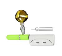 Fishing Rod Tip Light - Glowing Stick Attachment, Waterproof LED Clip | Color-Changing Alert Lamp With Bell Battery Included, Strike Detection Beacon For Night Sea Angling Rods 0.5-2.8mm Tip Fishing